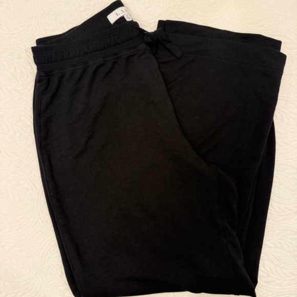 Lake LAKE Pajamas Relax Pants Set Black S - Picture 3 of 5